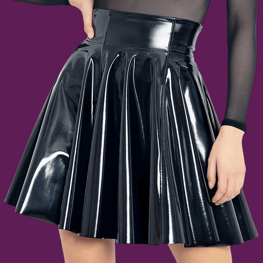 Femboy Leather Skirt