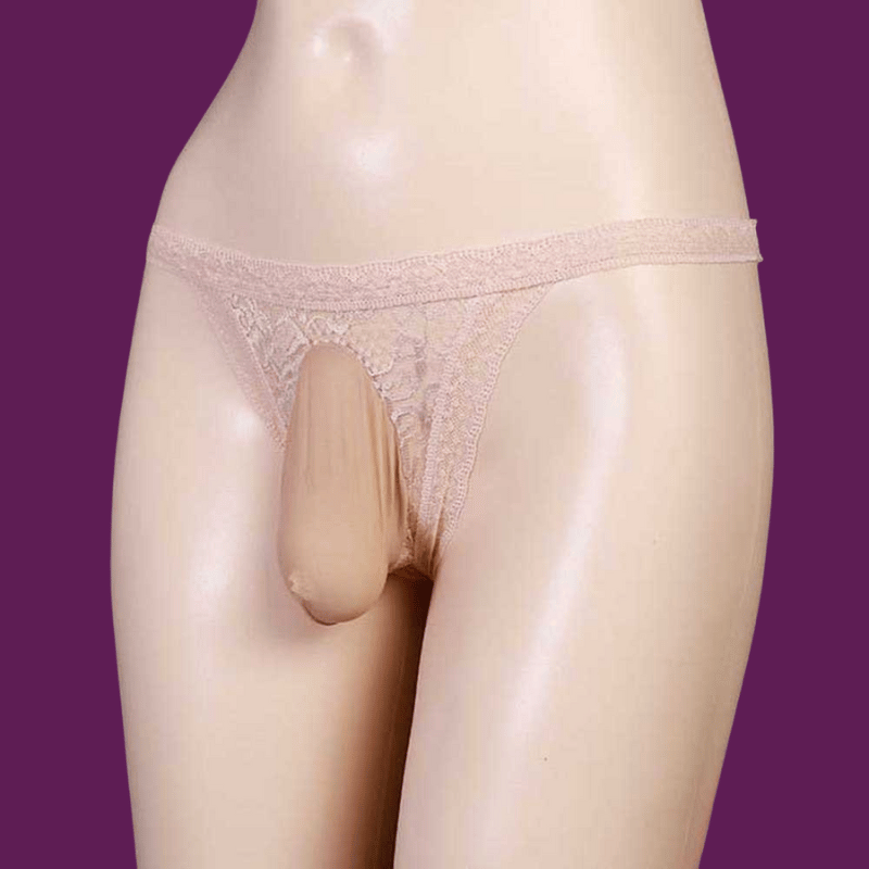 Femboy Pouch Lace Thong