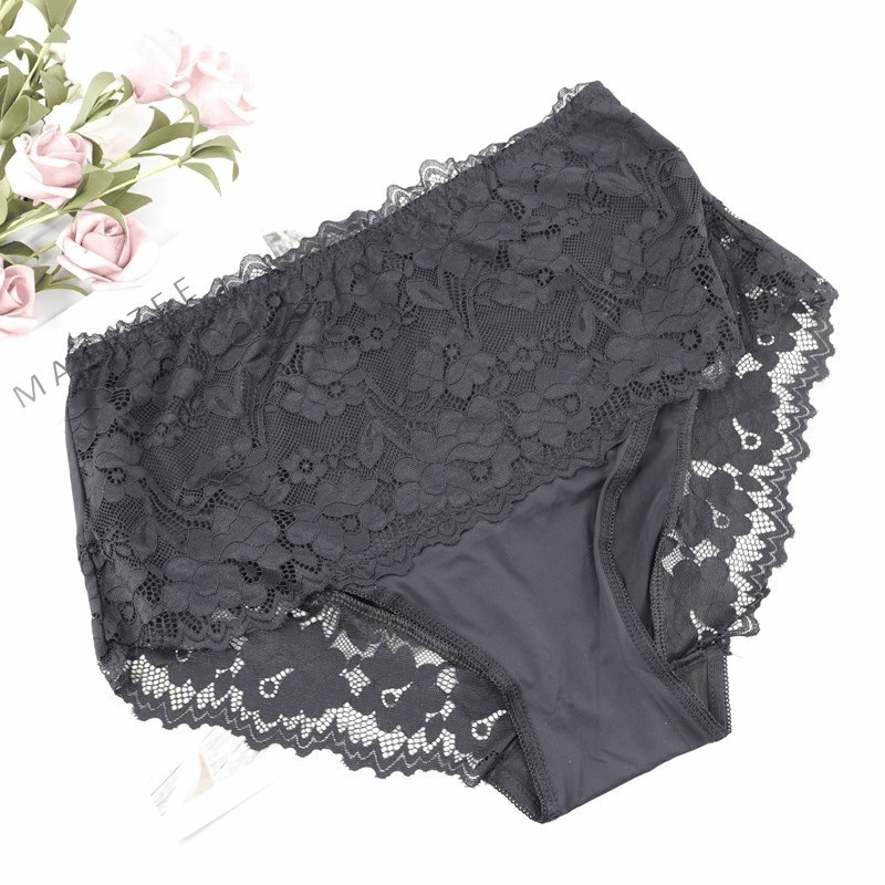 Personalized Panties Plus Size Black Cheeky With Lace Trim FAST SHIPPING  Sizes X, XL, 2XL, 3XL and 4XL -  Canada